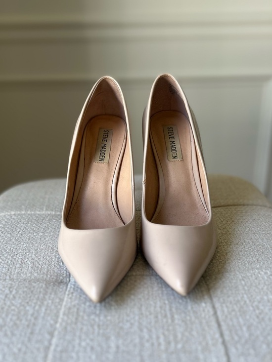 Steve Madden Shoes - STEVE MADDEN Blush Pointed-Toe Leather Pumps